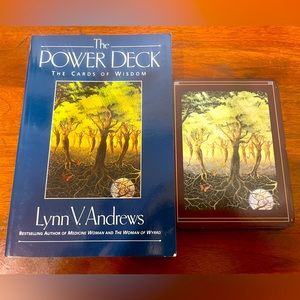 The Power Deck Tarot Set by Lynn Andrews-Paper back, 1991.